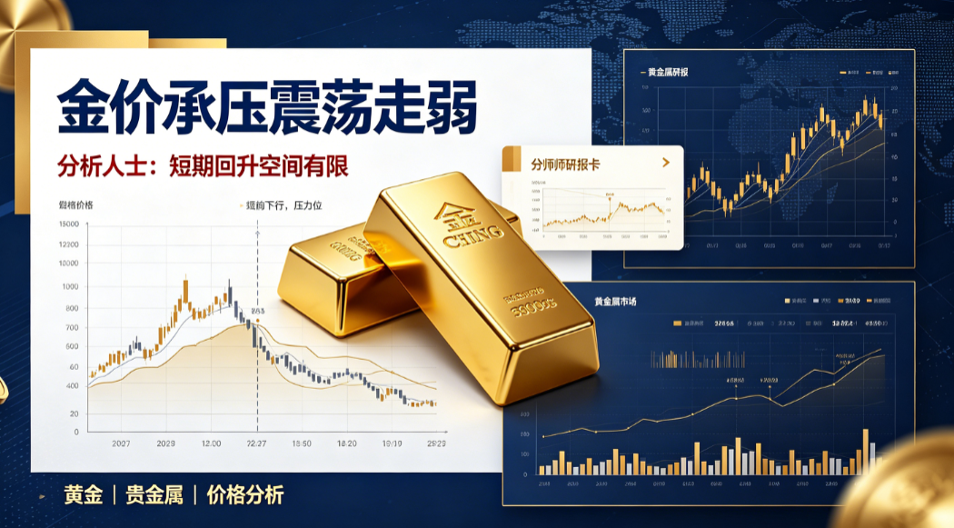 貴金屬市場震盪下行:多重因素交織下的金價走勢分析