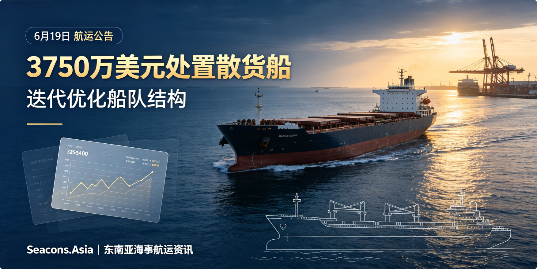 洲际船务 3750 万美元处置远洋散货船,加速船队绿色化迭代升级
